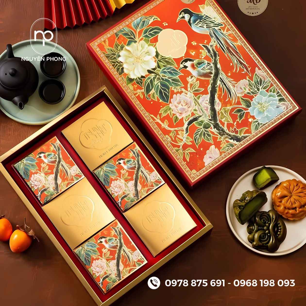 Mẫu hộp âm dương đựng bánh trung thu